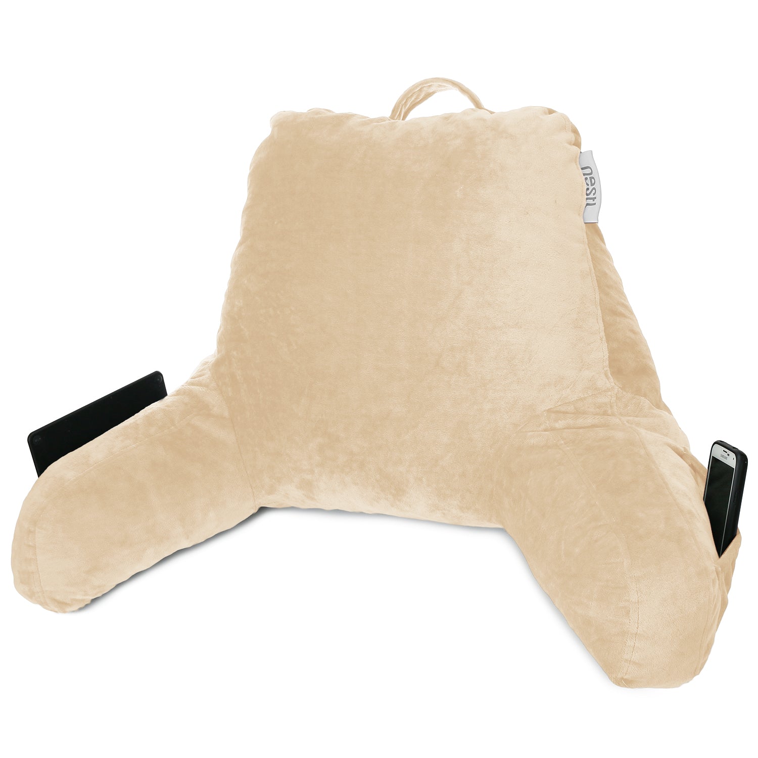 White bed outlet rest pillow