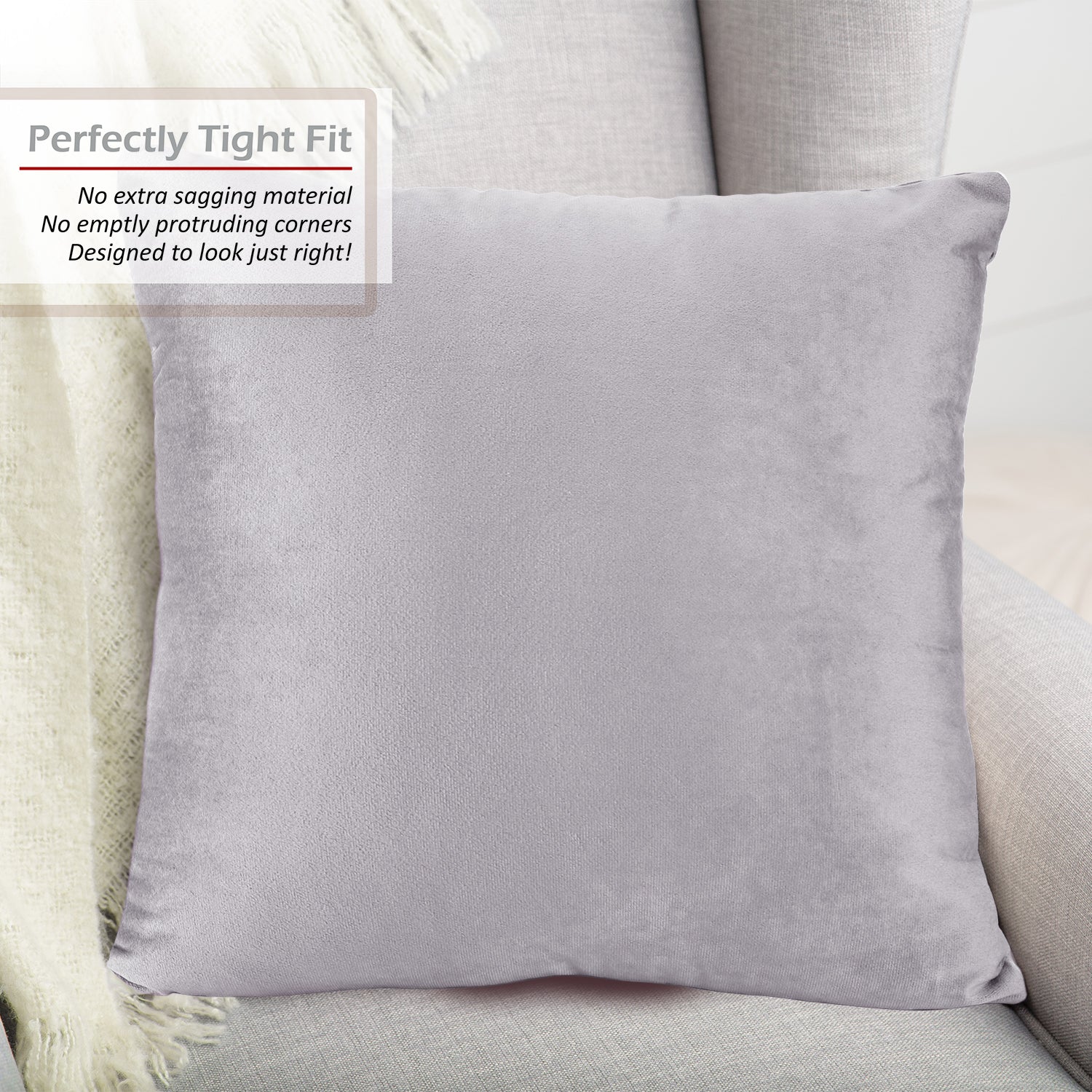 Solid throw pillow online covers